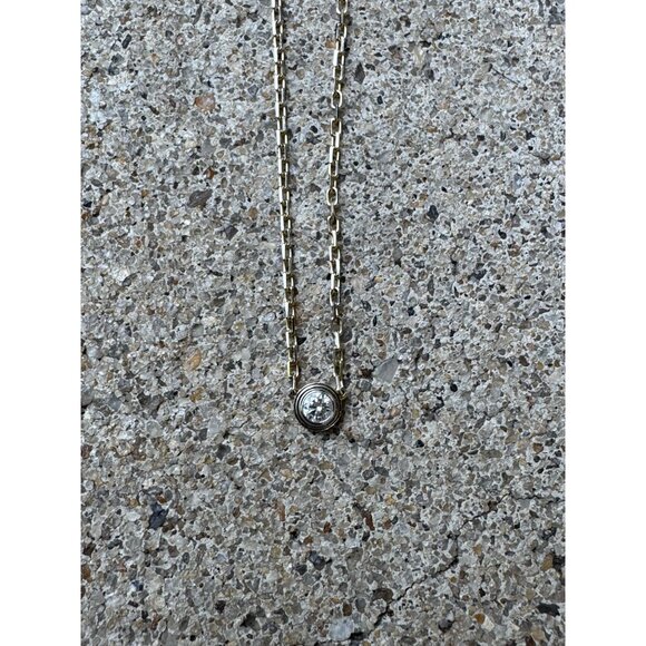 CARTIER D'AMOUR PENDANT DIAMOND NECKLACE MINI MODEL WHITE GOLD - Picture 10 of 11